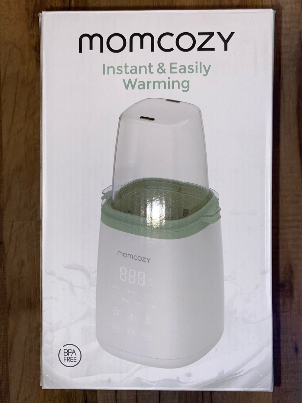 EUC Momcozy Smart Baby Bottle Warmer & Steam Bottle Sterilizer
